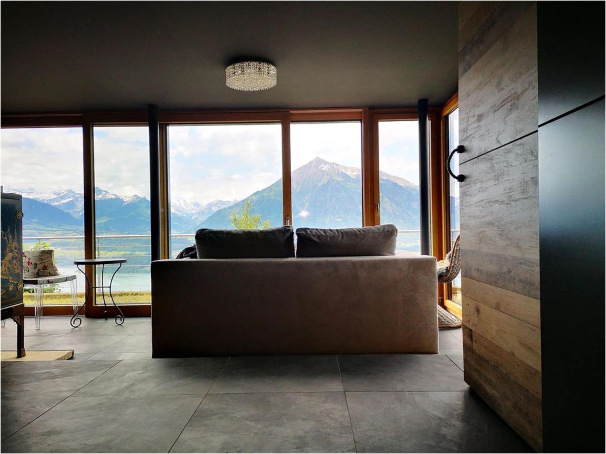 Chalet With View Of The Mountains And The Thun Lake Sigriswil Esterno foto