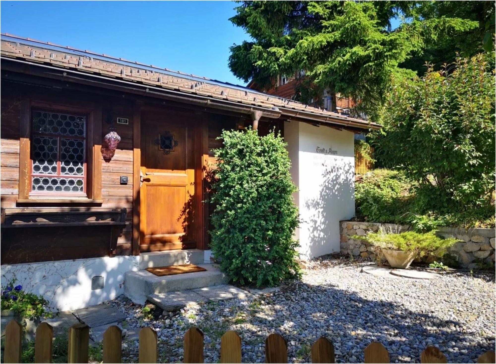 Chalet With View Of The Mountains And The Thun Lake Sigriswil Esterno foto